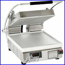 Star 14 in Pro Max 2.0 WithTIMER Single Panini Grill withSmooth Alum Plates PST14TQ