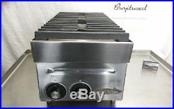Star 2 Burner Stainless Steel Countertop Gas Hot Plate 12in wide