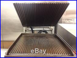 Star CG14IT Sandwich Panini Grill Press 240v Grooved Cast Iron Plate with Timer
