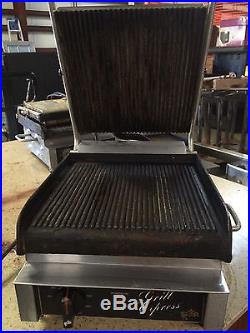 Star Ribbed Sandwich Grill Express Panini Gx10ig 10 Grooved Iron Plates
