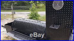 Start a BBQ Concession Business Reverse Plate Smoker Grill Trailer Food Truck