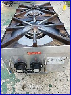 Superior 12 Counter Top 2 Burner Gas Commercial Hot Plate