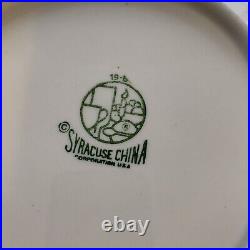Syracuse China Plates Restaurant Ware 10.25 19-B 101 E 9c USA White Yellow Gold