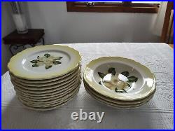 Syracuse China Restaurant Ware Set 12 Salad Plates & 4 Bowls EE-10 & EE-11