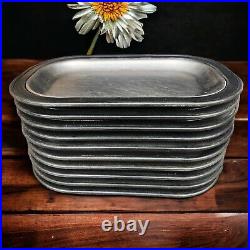 THERMO PLATE STEAK PLATE LOT OF 10 PLATES WITH INSERTS made in USA