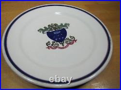 THE PENN-HARRIS HOTEL Orig Old Restaurant Ware Advertising Plate w Eagle Crest