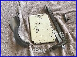 US Berkel Old Meat Slicing Machine 40's Blade Guards, Tray Bracket, Cover Plate