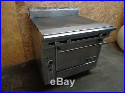Used Garland (2) 18 Hot Tops 36 wide US Range Boiling Plate and Base C836-9RC