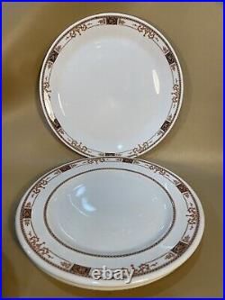 Vintage 42 Piece Syracuse China Restaurant Ware Webster Pattern Plates Bowls