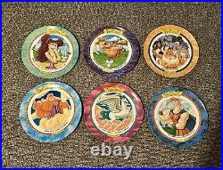 Vintage Complete Set of 6 McDonald's Disney Hercules Movie Collector Plates 1997