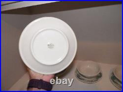 Vintage Iroquois China Restaurant Ware Set Of 6 Bowls With Attached Under Plates