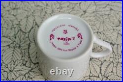 Vintage MAXIM'S PARIS Restaurant DEMITASSE ESPRESSO COFFEE Cups & Saucers BISTRO