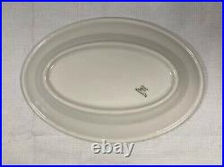 Vintage Mayer China Restaurant Ware U. S. Steel Corp Oval Plate Union Supply Co