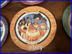 Vintage McDonalds Disney Cartoon Movie Hercules Complete 6 Plate Set 1997