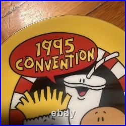 Vintage McDonalds's 1995 RARE Collectors Club Convention Plate Ltd. Ed. #296/400