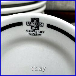 Vintage Shenango China Republic Steel Restaurant Ware Plate Gadsden Alabama City