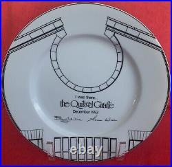 Vintage the Quilted Giraffe NYC 12 Tiffany & Co. I Was There Charger Plate RARE