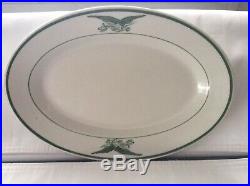 Vtg Eagle Cafe Mayer China Restaurant Ware Oval Plate Lincoln Fixture & Supply
