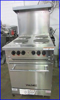 Vulcan 24 Electric Range 4 French Plate 208 Volt