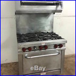 Vulcan 36 Gas Range with 6-French Plates & Standard Oven