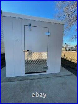 Walk-In Indoor Cooler/Freezer Box 8' X 8' X 8' Refrigeration Unit Included
