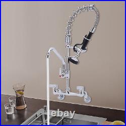 Wall Mount Sink Faucet 360 Rotatable Faucet Commercial Restaurant Kitchen Faucet