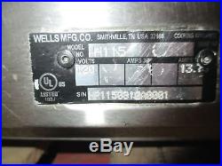 Wells H-115 Infinite Controls 2 Burner Electric Hot Plate Hotplate Commercial