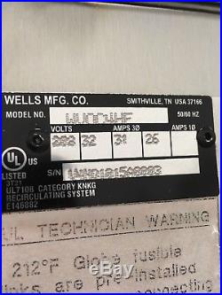 Wells VCS2000 Ventless Cooking Convection Oven Base and Hot Plate Cook Tops