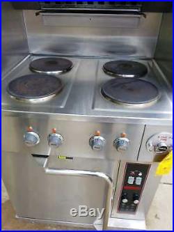 Wells VCS2000 WVOC-4HF Electric Ventless French Plates Cooktop & Convection Oven