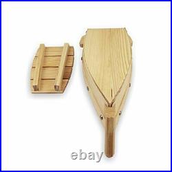 Wooden Sushi Boat Serving Tray Restaurant Hotel Supplies-Display Plates 16.5'