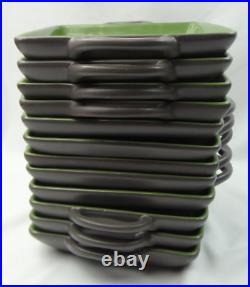 World Coos Bay CBO-002 Stoneware Restaurant Plates 6 x 6 x 1-1/4 Olive Square