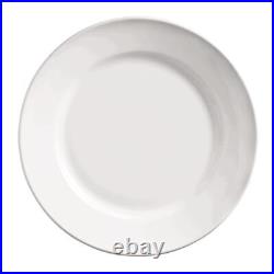 World Tableware 840-445R-12 Porcelana 12 Wide Rim Plate 12 / CS